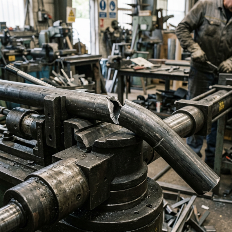 Analysis of Iron Pipe Fracture During Bending on CNC Pipe Bending Machine